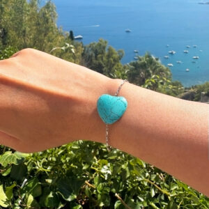 Turquoise Heart Bracelet