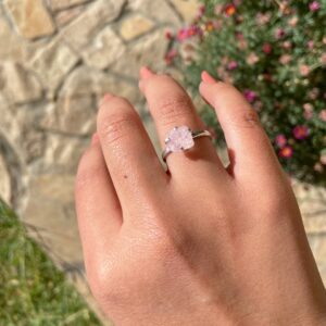 Celestial Rose Quartz Ring